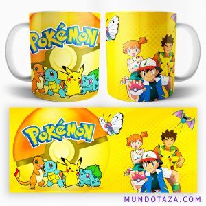 Taza Pokemons inicios.