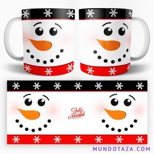 Taza muñeco de nieve