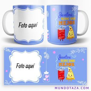 Taza San Valentín - juntos sabe mejor