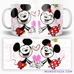 Taza Mickey & Minnie San Valentín
