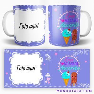 Taza San Valentín - mi sabor favorito