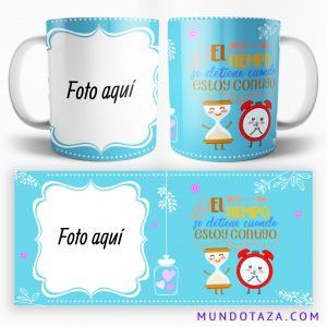 Taza San Valentín - el tiempo se detiene