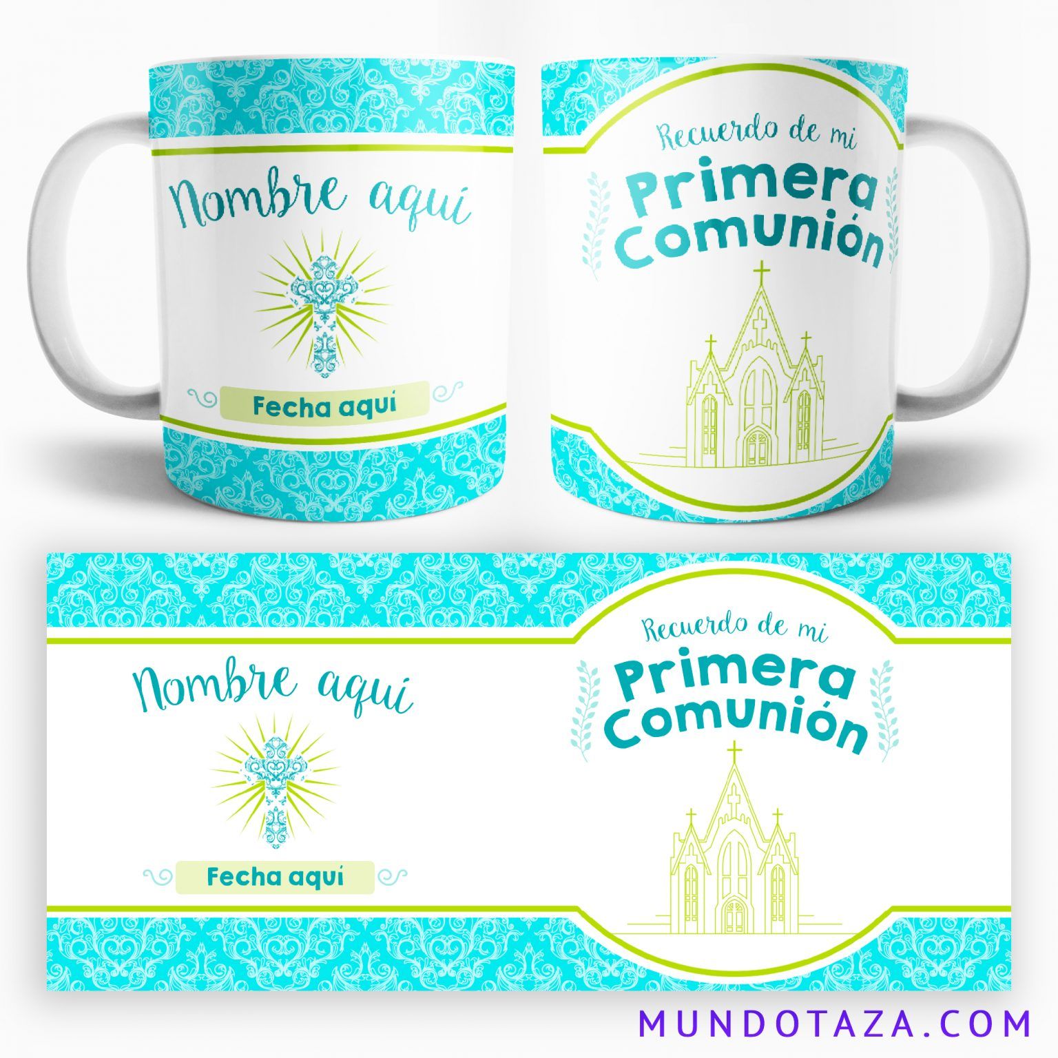 Taza primera comunión niño - MundoTaza.com