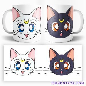 Taza Sailor Moon Gatos